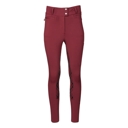 Dapplebay Holiday Plaid Riding Breeches - RED - JPC Equestrian.com