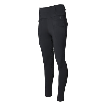 Dapplebay Holiday Plaid Riding Tights - Black - JPC Equestrian.com