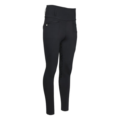 Dapplebay Holiday Plaid Riding Tights - Black - JPC Equestrian.com