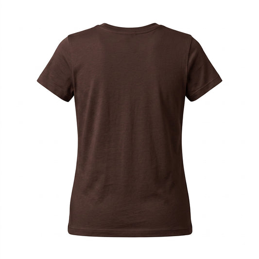 Dapplebay Iced Coffee & Horses Tee-Chocolate