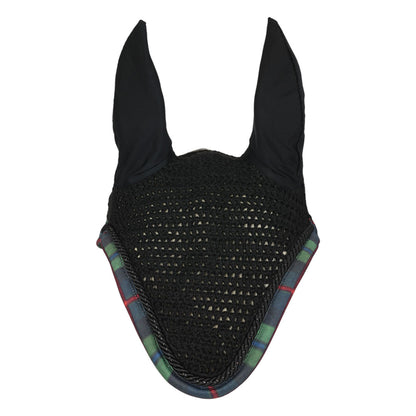 Dapplebay Holiday Plaid Pony Fly Veil - GREEN