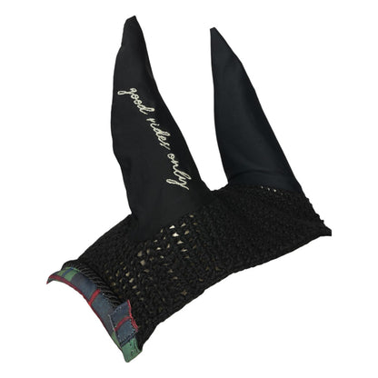 Dapplebay Holiday Plaid Pony Fly Veil - GREEN