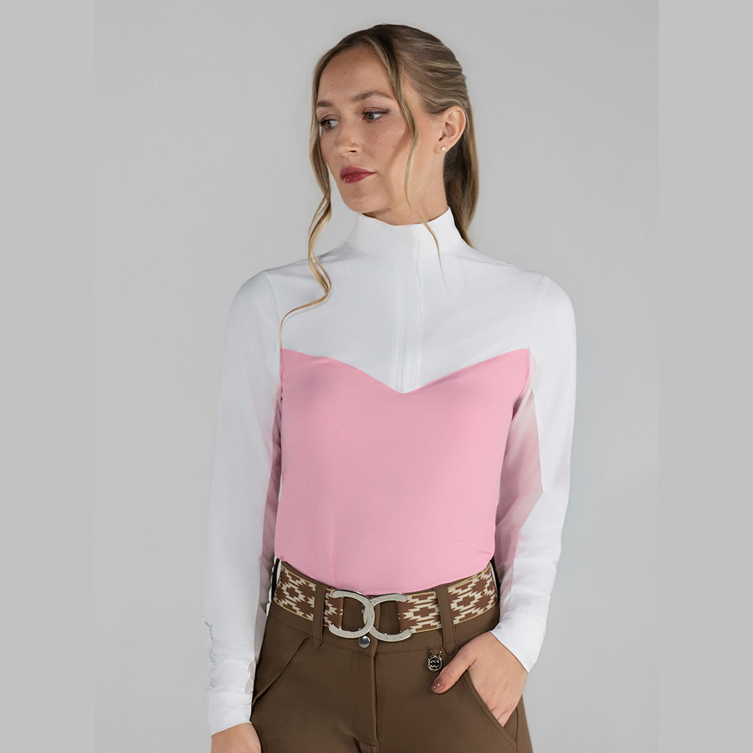 Dapplebay Lady 1/4 Zip LS Show Top