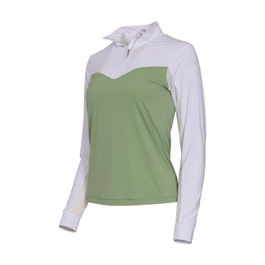 Dapplebay Lady 1/4 Zip LS Show Top