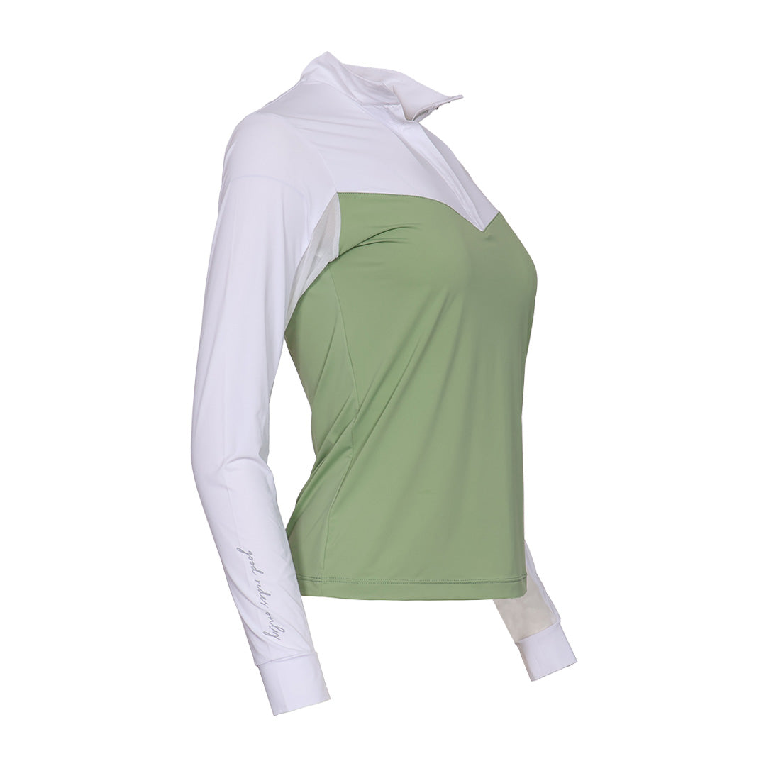 Dapplebay Lady 1/4 Zip LS Show Top