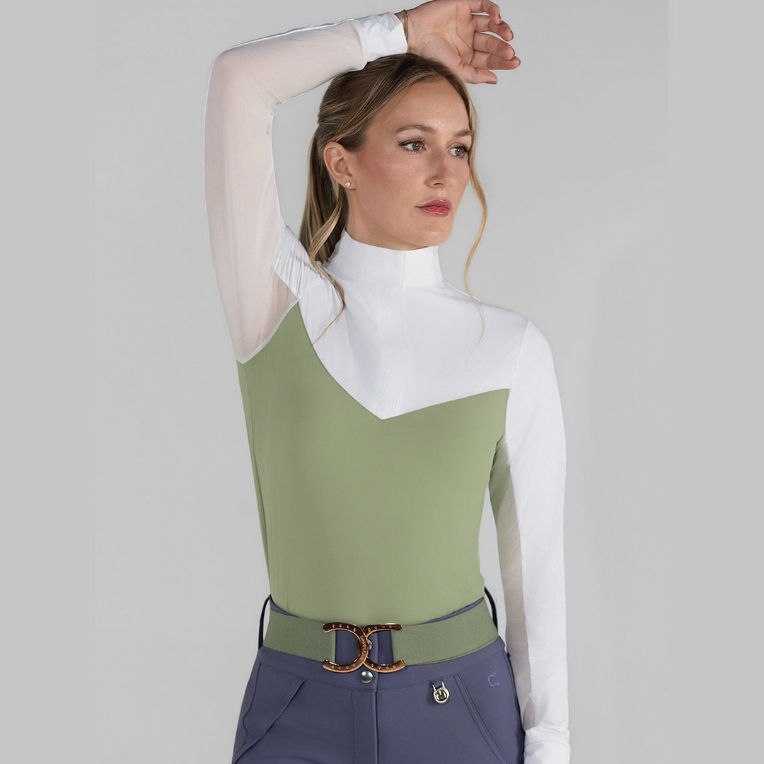 Dapplebay Lady 1/4 Zip LS Show Top