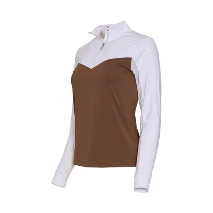 Dapplebay Lady 1/4 Zip LS Show Top