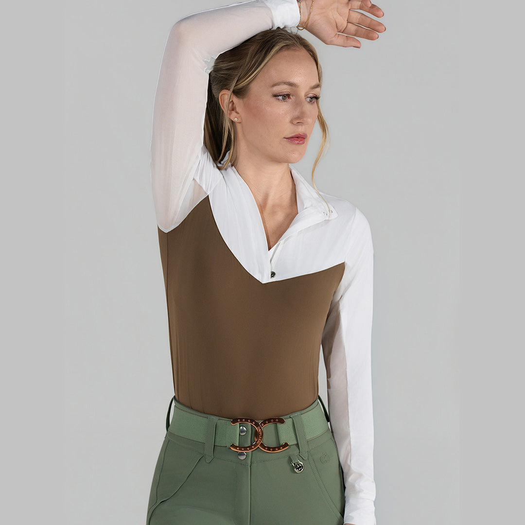 Dapplebay Lady 1/4 Zip LS Show Top