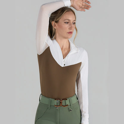 Dapplebay Lady 1/4 Zip LS Show Top