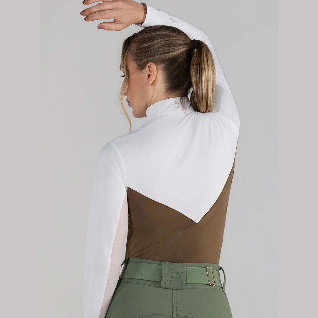 Dapplebay Lady 1/4 Zip LS Show Top