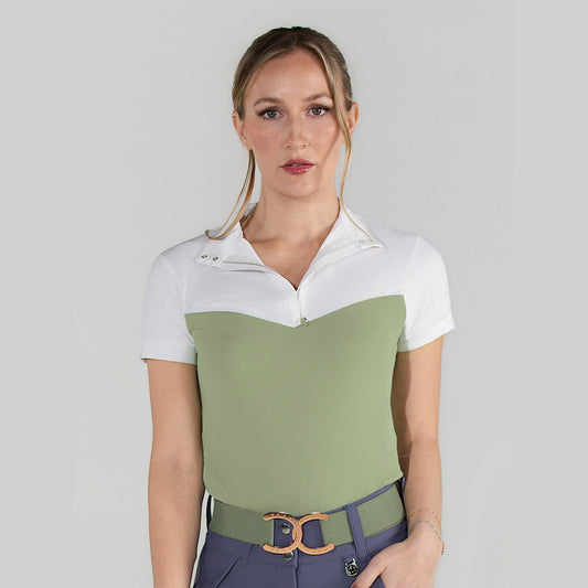 Dapplebay Lady 1/4 Zip SS Show Top