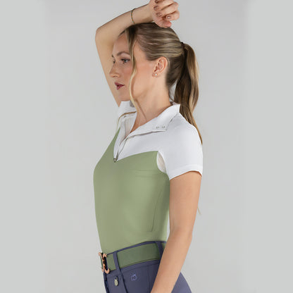 Dapplebay Lady 1/4 Zip SS Show Top