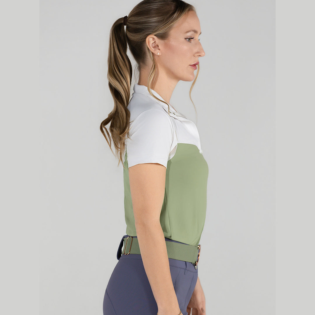 Dapplebay Lady 1/4 Zip SS Show Top