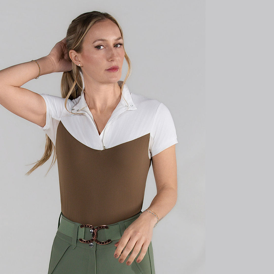 Dapplebay Lady 1/4 Zip SS Show Top