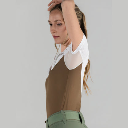 Dapplebay Lady 1/4 Zip SS Show Top