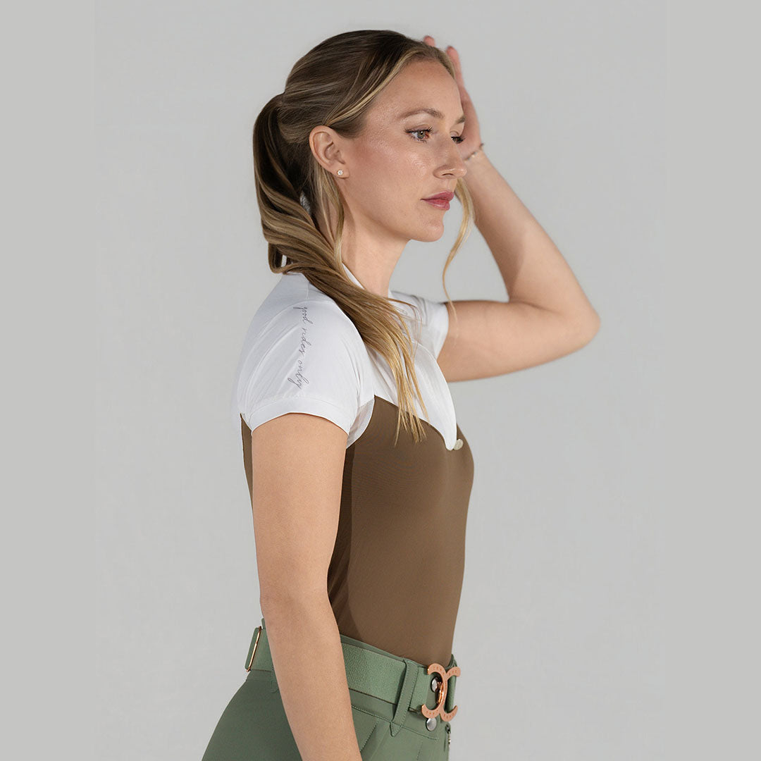 Dapplebay Lady 1/4 Zip SS Show Top
