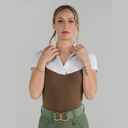 Dapplebay Lady 1/4 Zip SS Show Top