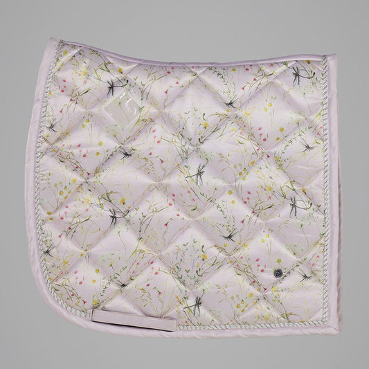 Dapplebay Dragonfly Meadow Dressage Saddle Pad-Light Pink