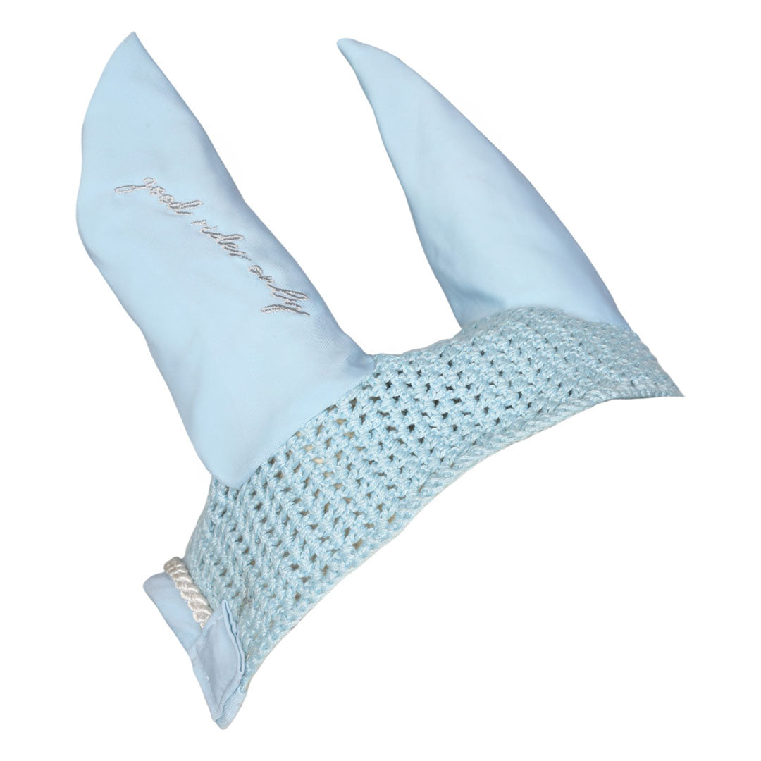 Dapplebay Gingham Fly Veil-Blue/White