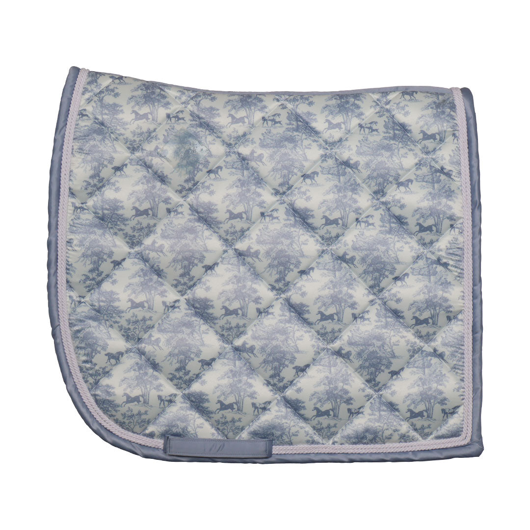 Dapplebay Equestrian Toile Dressage Saddle Pad-Moonrise