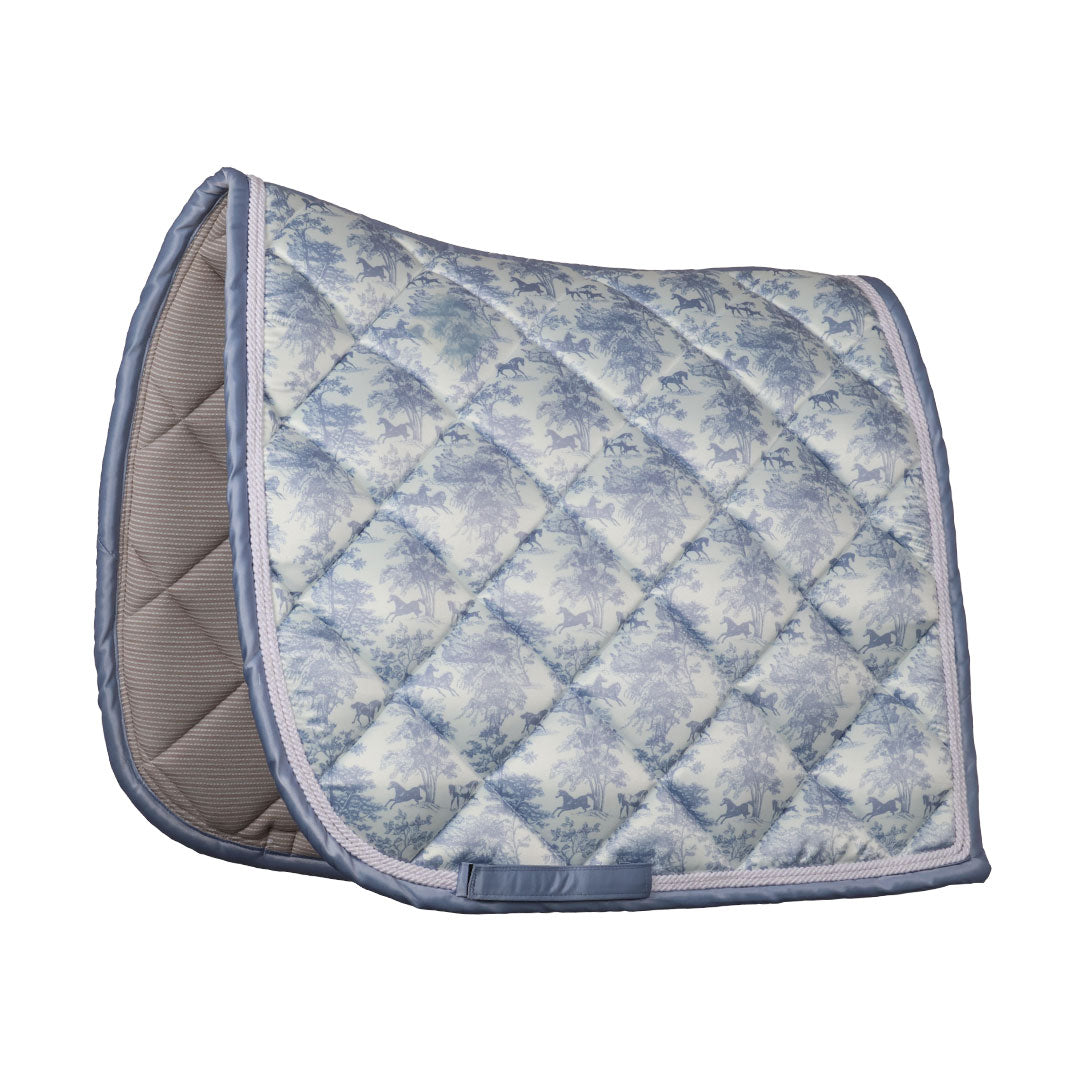 Dapplebay Equestrian Toile Dressage Saddle Pad-Moonrise