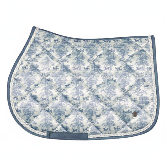 Dapplebay Equestrian Toile Pony Saddle Pad-Moonrise