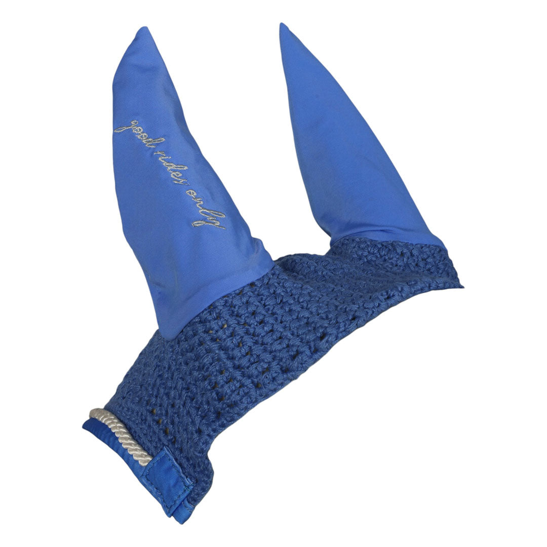 Dapplebay Equestrian Toile Fly Veil-Blue/White