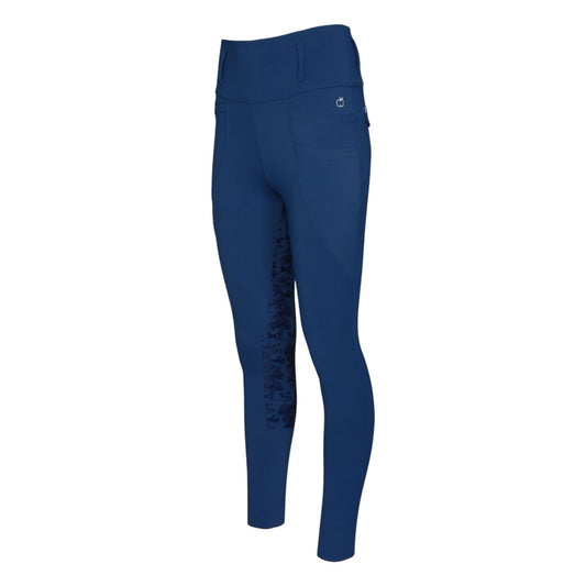 Dapplebay Equestrian Toile Essential Tights-Navy