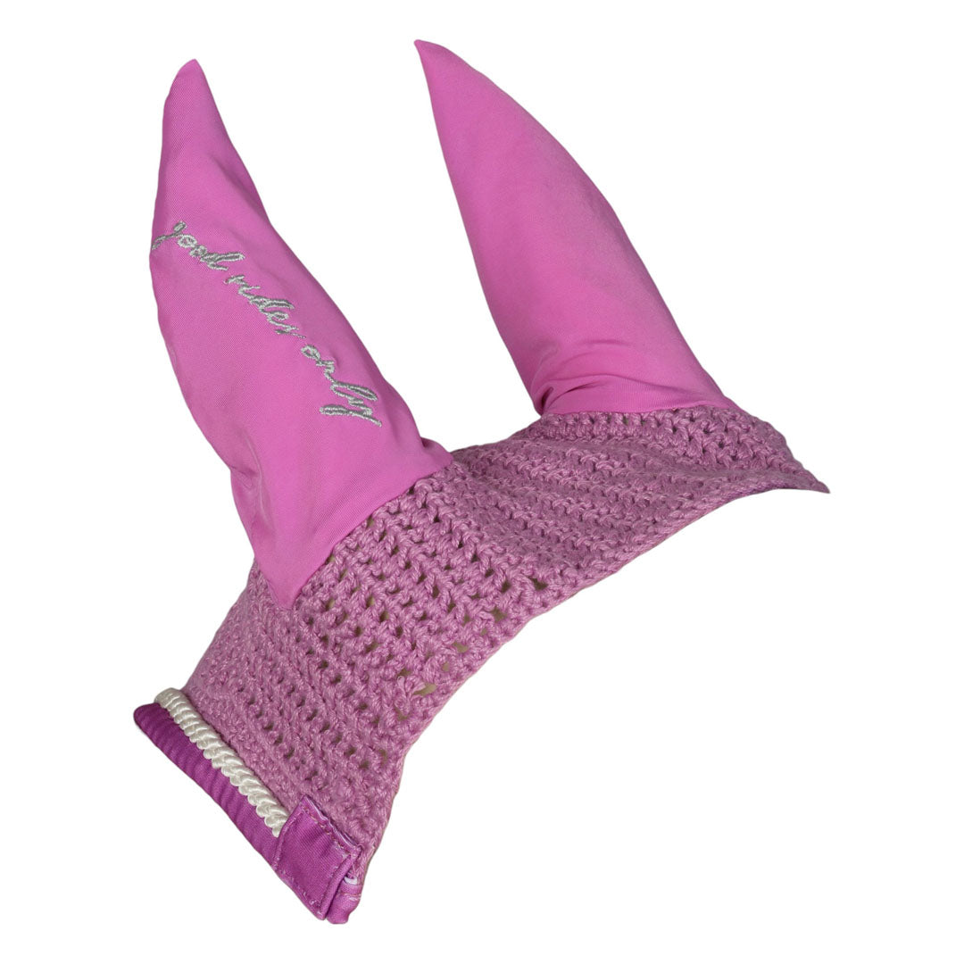 Dapplebay Equestrian Toile Fly Veil-Rose/White