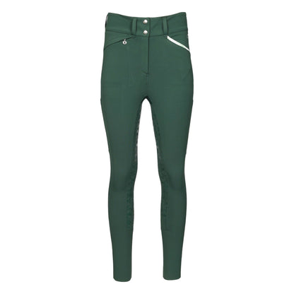 Dapplebay Equestrian Toile Compression Breeches-Evergreen