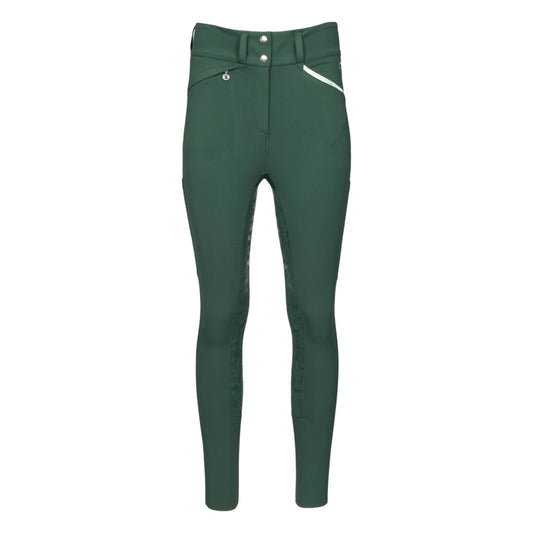 Dapplebay Equestrian Toile Compression Breeches-Evergreen
