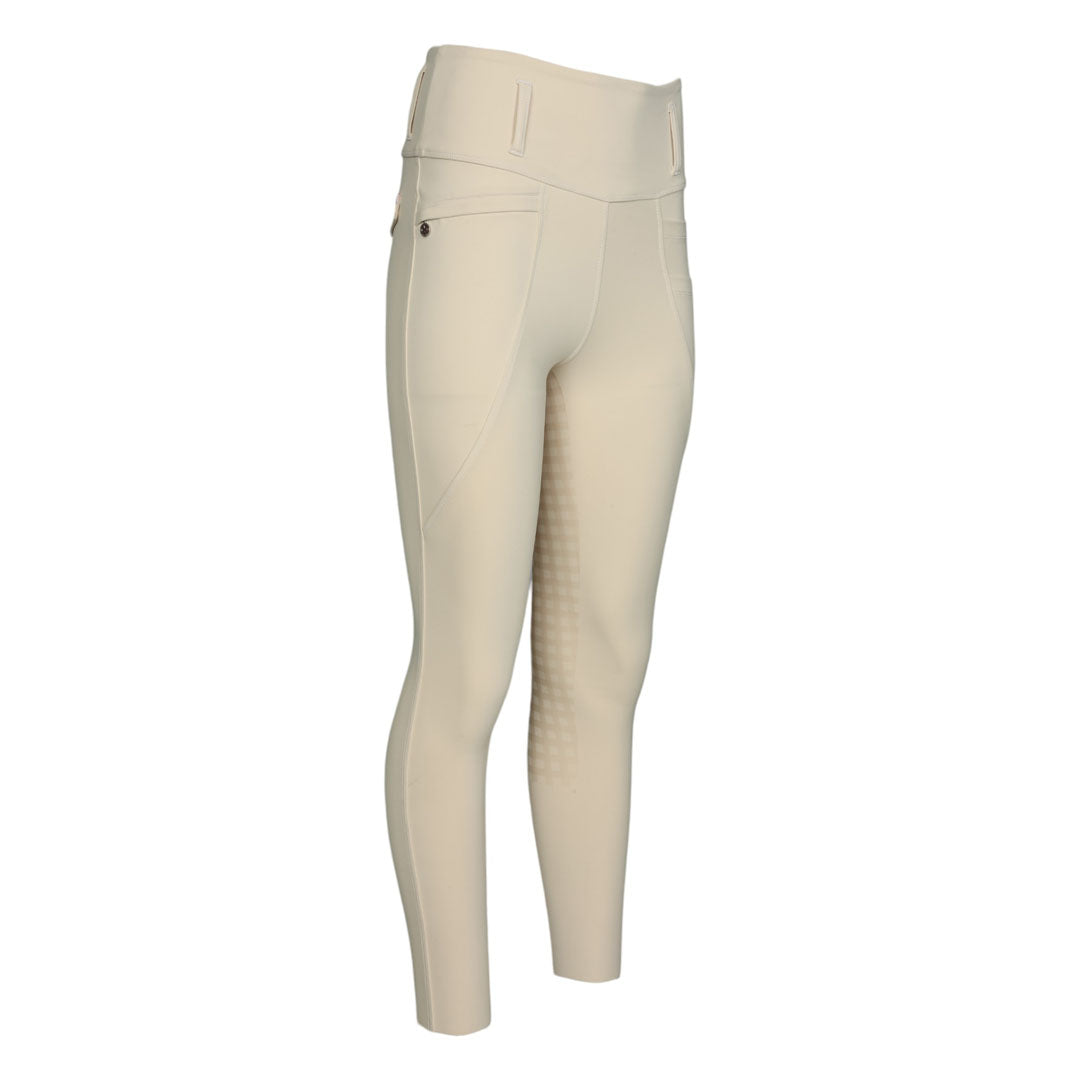 Dapplebay Gingham Essential Full Seat Tights-Tan