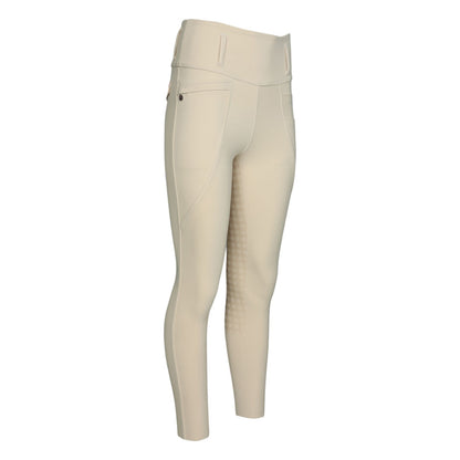 Dapplebay Gingham Essential Full Seat Tights-Tan