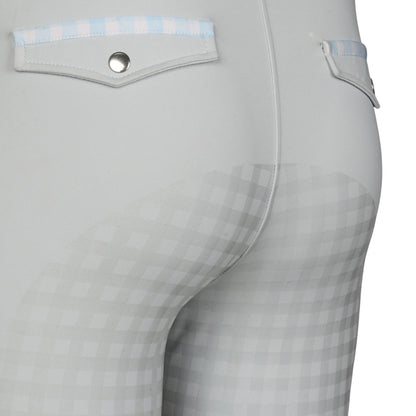 Dapplebay Kids Gingham Essential Full Seat Tights - JPC Equestrian.com