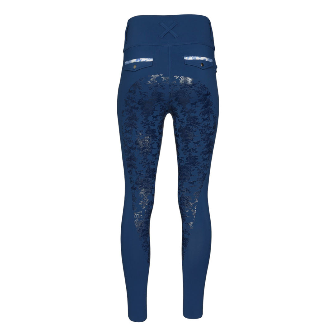 Dapplebay Kids Equestrian Toile Essential Tights - JPC Equestrian.com