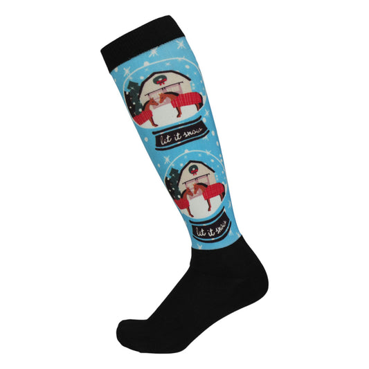 Dapplebay Let It Snow Slick Boot Socks - JPC Equestrian.com