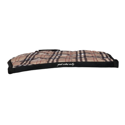 Dapplebay Holiday Plaid Dressage Saddle Pad-Tan