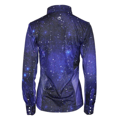 Dapplebay Constellation Western Shirt-Navy/Multi