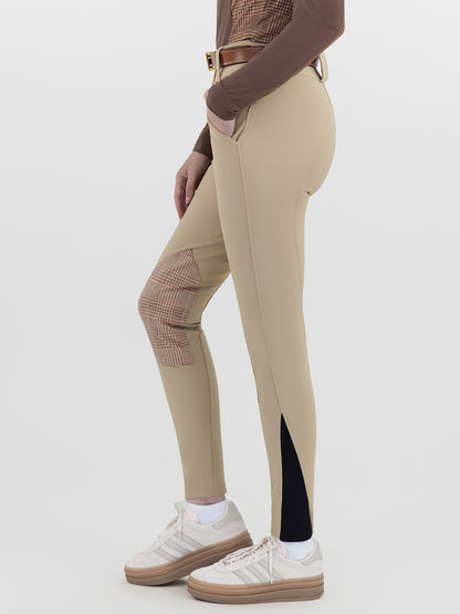 Dapplebay Heirloom Knee Patch Breeches-Heritage Tan