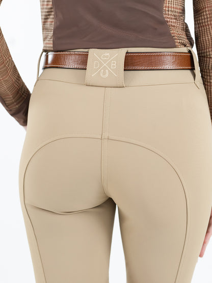 Dapplebay Heirloom Knee Patch Breeches-Heritage Tan