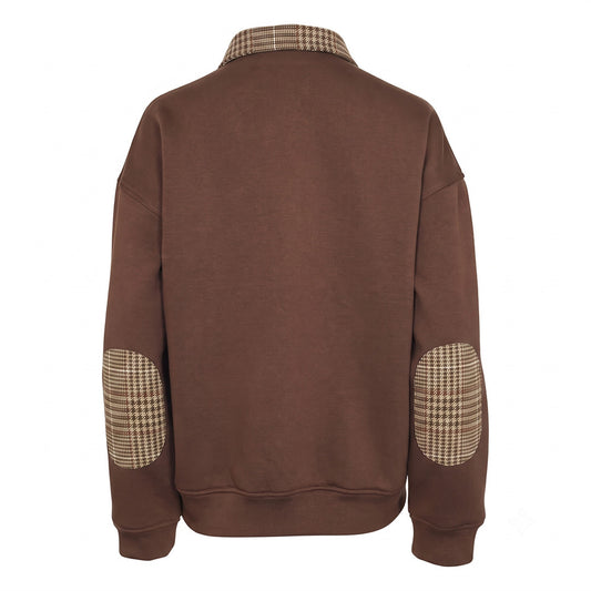 Dapplebay Heirloom 1/2 Zip Quilted Pullover-Glen Plaid