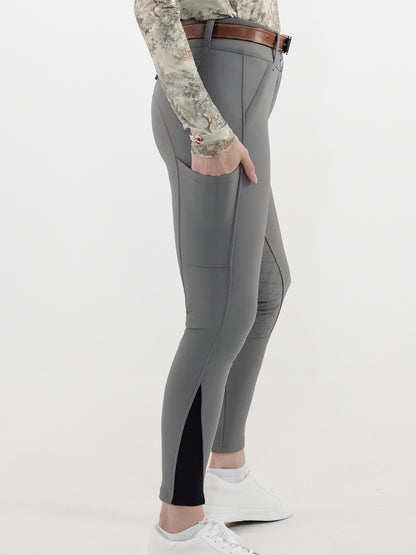 Dapplebay Winter Sport Full Seat Breeches-Graphite