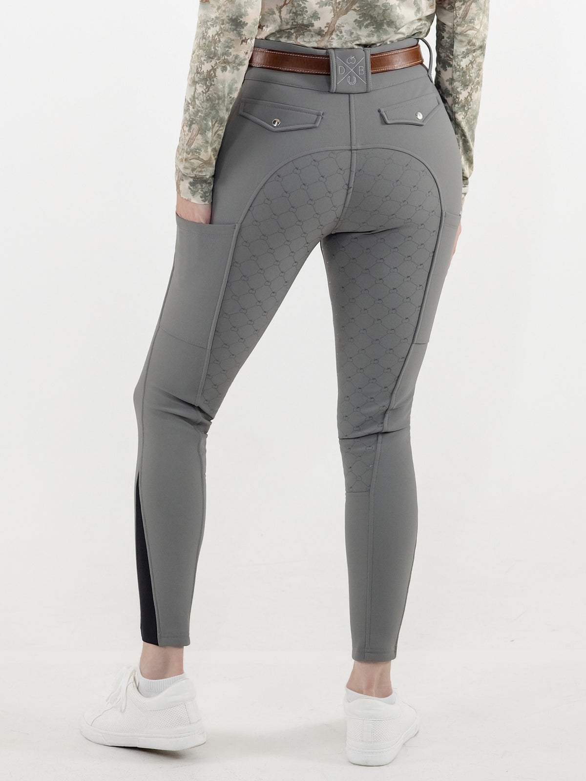 Dapplebay Winter Sport Full Seat Breeches-Graphite