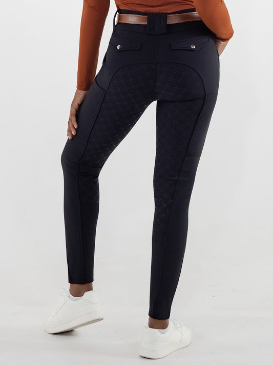 Dapplebay Winter Sport Full Seat Breeches - Black