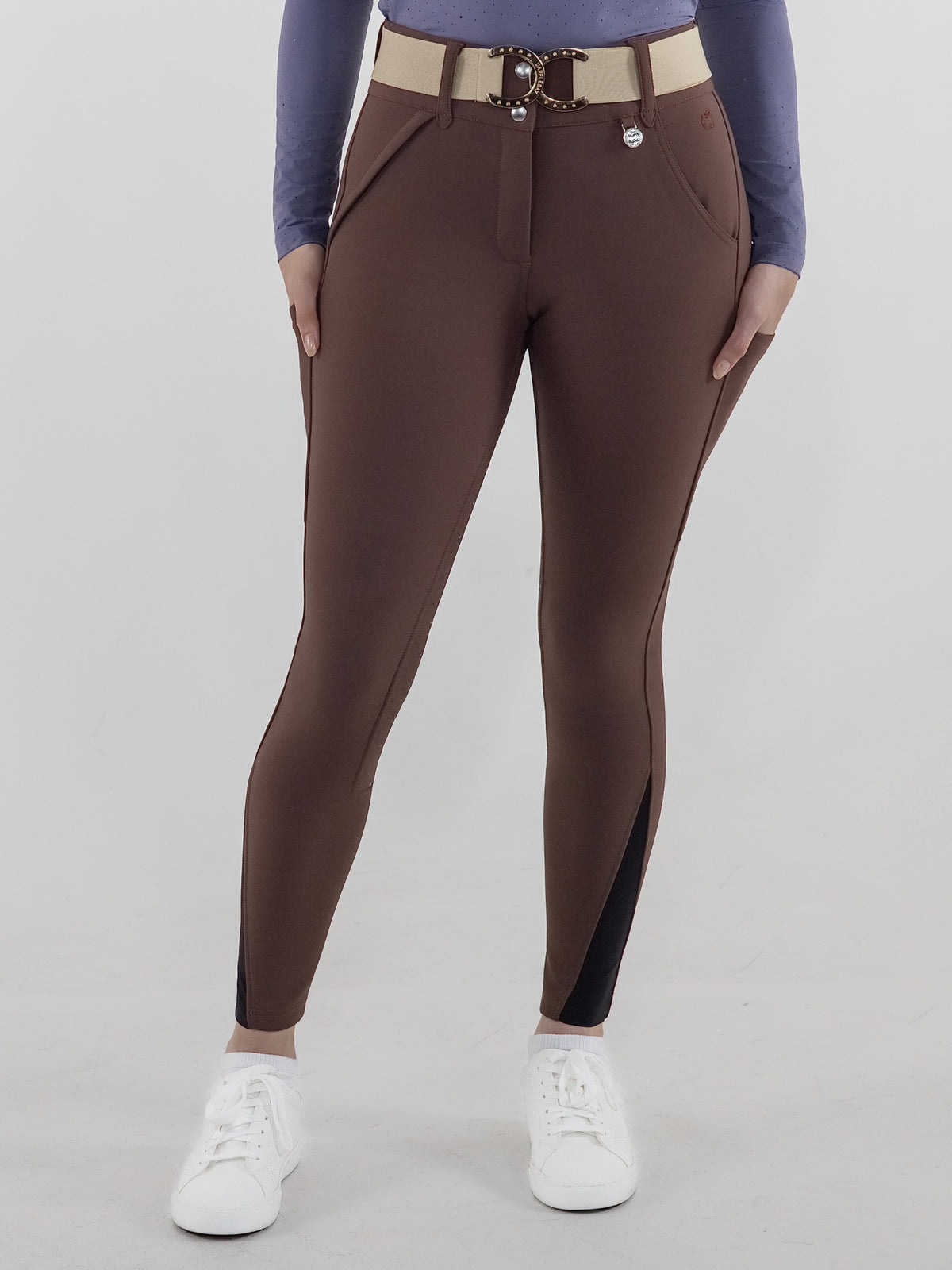 Dapplebay Winter Sport Full Seat Breeches-Chocolate