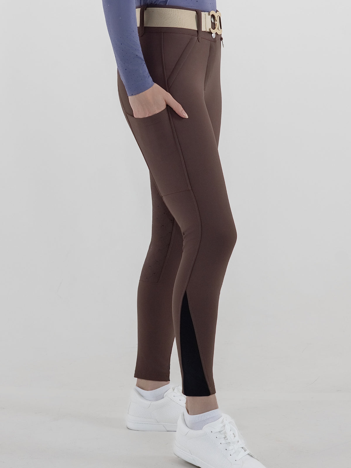 Dapplebay Winter Sport Full Seat Breeches-Chocolate