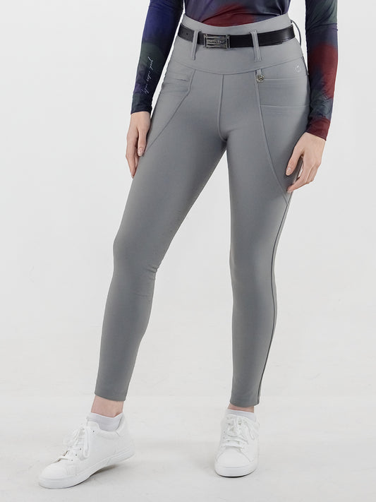 Dapplebay Winter Essential Silicone Full Seat Tights-Graphite