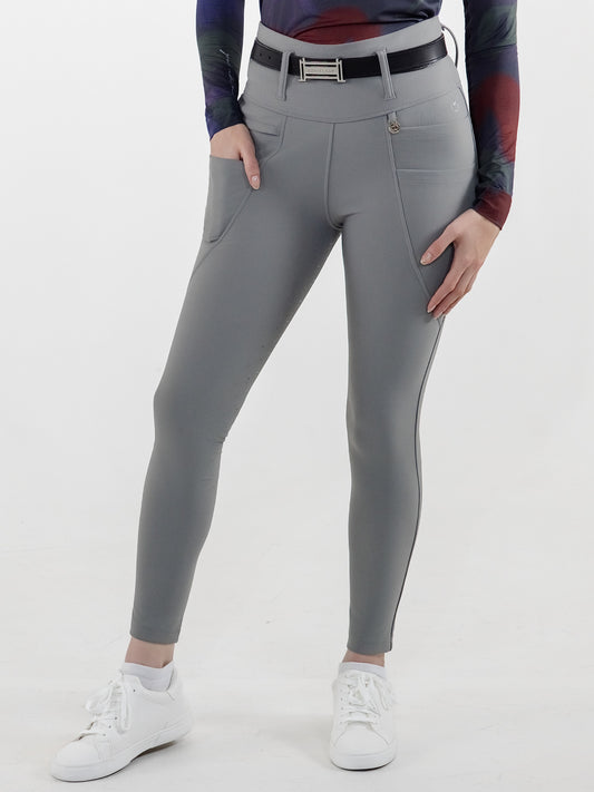 Dapplebay Winter Essential Silicone Full Seat Tights-Graphite
