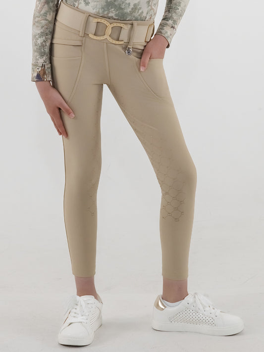 Dapplebay Winter Essential Silicone Full Seat Tights - Tan