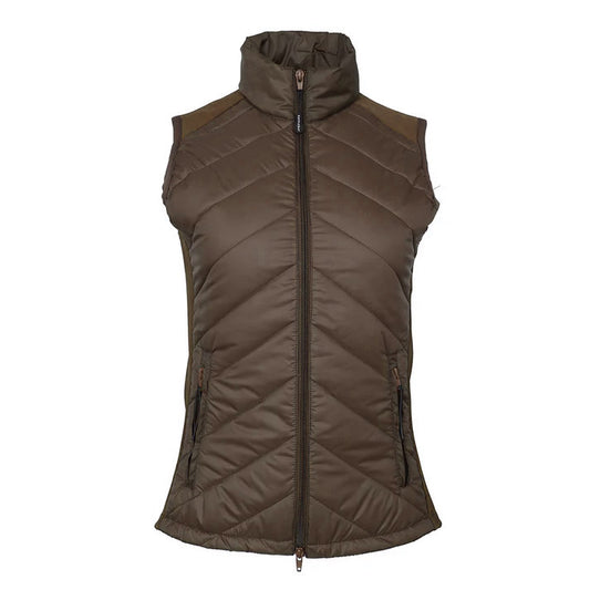 Dapplebay Lady Quilted Vest-Chocolate